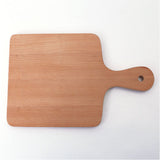 カッティングボード 木製 通販 まな板 ランチトレイ トレイ ランチプレート ウッドプレート パン皿 24.5cm×16.0cm 天然木 プレート かわいい おしゃれ オシャレ 取っ手 パン カフェ 朝食