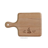 カッティングボード 木製 通販 まな板 ランチトレイ トレイ ランチプレート ウッドプレート パン皿 24.5cm×16.0cm 天然木 プレート かわいい おしゃれ オシャレ 取っ手 パン カフェ 朝食