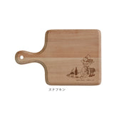 カッティングボード 木製 通販 まな板 ランチトレイ トレイ ランチプレート ウッドプレート パン皿 24.5cm×16.0cm 天然木 プレート かわいい おしゃれ オシャレ 取っ手 パン カフェ 朝食