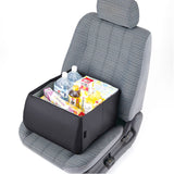 2way シートボックス クッション 通販 車 運転 シート 腰 収納 ボックス 折りたたみ コンパクト ポケット付き 荷物 落下防止 転落防止 簡単設置 走行中 買い物 腰クッション 腰あて 車用