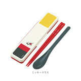 コンビセット 箸 スプーン 通販 18cm カトラリー 抗菌 音が鳴らない キャラクター こども 子ども キッズ 幼児  食洗機対応　プーさん