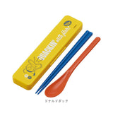 コンビセット 箸 スプーン 通販 18cm カトラリー 抗菌 音が鳴らない キャラクター こども 子ども キッズ 幼児  食洗機対応　プーさん