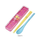 コンビセット 箸 スプーン 通販 18cm カトラリー 抗菌 音が鳴らない キャラクター こども 子ども キッズ 幼児  食洗機対応　プーさん