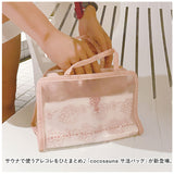 スパバッグ サウナバッグ 通販 温泉バッグ サウナ バッグ メッシュバッグ 小さめ メッシュ 可愛い おしゃれ かわいい レディース サ活 温泉 スパ cocosauna ココサウナ サ活バッグ