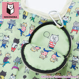 NEKONOBA グッズ 通販 ネコノバ エコバッグ エコバック マイバッグ ショッピングバッグ 買い物バッグ 折りたたみバッグ お買い物袋 サブバッグ 折りたたみ コンパクト 軽量 キャラクター