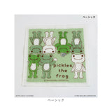かえるのピクルス グッズ 通販 日本製 かや生地 ふきん 布巾 蚊帳生地ふきん 蚊帳生地布巾 手拭き おてふき 台拭き 台ふきん 綿100% かわいい おしゃれ カエルグッズ pickles the frog