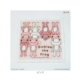 かえるのピクルス グッズ 通販 日本製 かや生地 ふきん 布巾 蚊帳生地ふきん 蚊帳生地布巾 手拭き おてふき 台拭き 台ふきん 綿100% かわいい おしゃれ カエルグッズ pickles the frog