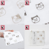 NEKONOBA グッズ 通販 ネコノバ ガーゼハンカチ 2枚セット ハンカチ タオルハンカチ セット ハンドタオル ハンカチタオル ガーゼタオル ミニタオル ふきん 布巾 お口拭き 手拭き