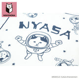 NEKONOBA 通販 ハンカチ ガーゼハンカチ NYASA 柔らかガーゼ ハンカチタオル かわいい カワイイ ネコノバ 猫グッズ 猫雑貨 ガーゼパイル生地 やわらかい やわらか ガーゼ ハンドタオル