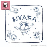 NEKONOBA 通販 ハンカチ ガーゼハンカチ NYASA 柔らかガーゼ ハンカチタオル かわいい カワイイ ネコノバ 猫グッズ 猫雑貨 ガーゼパイル生地 やわらかい やわらか ガーゼ ハンドタオル