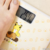 タヌキとキツネ グッズ 通販 満腹なタヌキとキツネ 体重計 ヘルスメーター デジタルヘルスメーター タニタ TANITA HD-660-TK シンプル かわいい コンパクト 小さいサイズ キャラクター