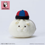 NEKONOBA 通販 小籠包ネコ ぬいぐるみキーホルダー NEKONOBAグッズ キーホルダー かわいい ネコノバ 猫 ねこ ネコ キャラクター バッグチャーム チャーム カワイイ 癒し 推し活