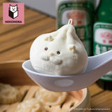 NEKONOBA 通販 小籠包ネコ ぬいぐるみキーホルダー NEKONOBAグッズ キーホルダー かわいい ネコノバ 猫 ねこ ネコ キャラクター バッグチャーム チャーム カワイイ 癒し 推し活