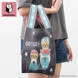 NEKONOBA グッズ 通販 ネコノバ ニットバッグ ニットマルシェバッグ 大きめ マルシェバッグ ニットバック マルシェバック A4 サブバッグ 通勤 通学 オシャレ 可愛い 猫 ねこ ネコ