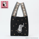 NEKONOBA グッズ 通販 ネコノバ ニットバッグ ニットマルシェバッグ 大きめ マルシェバッグ ニットバック マルシェバック A4 サブバッグ 通勤 通学 オシャレ 可愛い 猫 ねこ ネコ