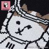 NEKONOBA グッズ 通販 ネコノバ ニットバッグ ニットマルシェバッグ 大きめ マルシェバッグ ニットバック マルシェバック A4 サブバッグ 通勤 通学 オシャレ 可愛い 猫 ねこ ネコ