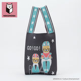 NEKONOBA グッズ 通販 ネコノバ ニットバッグ ニットマルシェバッグ 大きめ マルシェバッグ ニットバック マルシェバック A4 サブバッグ 通勤 通学 オシャレ 可愛い 猫 ねこ ネコ