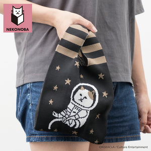 NEKONOBA グッズ 通販 ネコノバ ニットバッグ ニットマルシェバッグ 小さめ マルシェバッグ ニットバック マルシェバック ミニバッグ ミニバック オシャレ 可愛い 猫 ねこ ネコ 猫グッズ