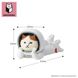 NEKONOBA グッズ 通販 ネコノバ フィギュア 猫 ネコ マスコット ミニチュア 置物 ねこ 猫グッズ かわいい おしゃれ NYASA 宇宙飛行士 宇宙服 ヘルメット 可愛い オシャレ 置き物 飾り
