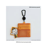 かえるのピクルス グッズ 通販 pickles the frog メッシュポーチ リール付き ポーチ 小さめ ミニポーチ メッシュ 小物入れ 化粧ポーチ カラビナ付き かわいい キャラクター カエルグッズ