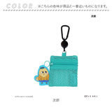 コジコジ グッズ 通販 コジコジグッズ メッシュポーチ リール付き ポーチ 小さめ ミニポーチ メッシュ 小物入れ 化粧ポーチ カラビナ付き COJICOJI さくらももこ キャラクター かわいい