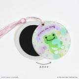かえるのピクルス グッズ 通販 pickles the frog ピクルスザフロッグ カエルグッズ 手鏡 スライドミラー 鏡 コンパクトミラー 携帯用鏡 コンパクト鏡 かわいい おしゃれ キャラクター
