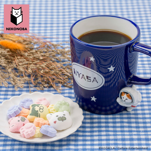 NEKONOBA グッズ 通販 ネコノバ マグカップ 陶器 かわいい 大人可愛い キャラクター 食洗機不可 電子レンジ不可 猫 ねこ ネコ 猫グッズ NYASA おしゃれ 250ml コーヒー用品 お茶用品 食器