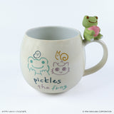 かえるのピクルス グッズ 通販 pickles the frog マグカップ 陶器 かわいい 大人可愛い キャラクター 食洗機不可 電子レンジ不可 カエルグッズ ピクルスザフロッグ おしゃれ 260ml