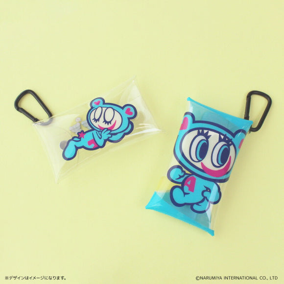 ナルミヤキャラクターズ グッズ 通販 エンジェルブルー ナルミヤ NARUMIYA ポーチ クリアポーチ カラビナ クリアマルチケース クリアケース 化粧ポーチ 女の子 小学生 女子 中学生