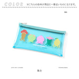 こびとづかん グッズ 通販 こびとずかん ペンケース 筆箱 ペンポーチ クリアペンケース ポーチ かわいい 可愛い 小学生 中学生 絵本キャラクター こびと図鑑 なばたとしたか 文具ケース