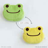 かえるのピクルス グッズ 通販 pickles the frog リバーシブルポーチ ポーチ 小さめ 小物入れ 化粧ポーチ 小物ポーチ ミニポーチ キャラクター かわいい イラスト カエルグッズ
