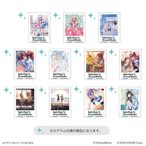 ホロライブ グッズ 通販 ハニーワークス ステッカー ホログラムステッカー シール キャラクター ホログラム スマホ かわいい hololive HoneyWorks vtuber 推し活 推しグッズ 文房具