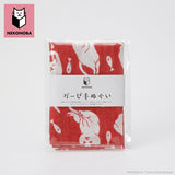 NEKONOBA グッズ 通販 日本製 手ぬぐい ガーゼ ガーゼ手ぬぐい 手拭い てぬぐい かわいい おしゃれ 綿100% 可愛い キャラクター ネコノバ 猫 ねこ ネコ 猫グッズ 日本 和 タオル 和装小物