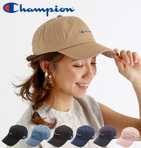 キャップ チャンピオン Champion  通販 メンズ レディース ローキャップ LOW CAP 帽子 無地 シンプル デニム ツイル  ワンポイント ロゴ刺繍 カジュアル ストラップバック STRAPBACK