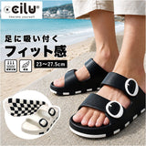 ccilu チル サンダル 通販 メンズサンダル HORIZON CHECK SANDAL evaサンダル 靴 くつ シューズ 外履き メンズ 軽い 軽量 レディース ユニセックス 男女兼用 男性 女性 春 夏 カジュアル