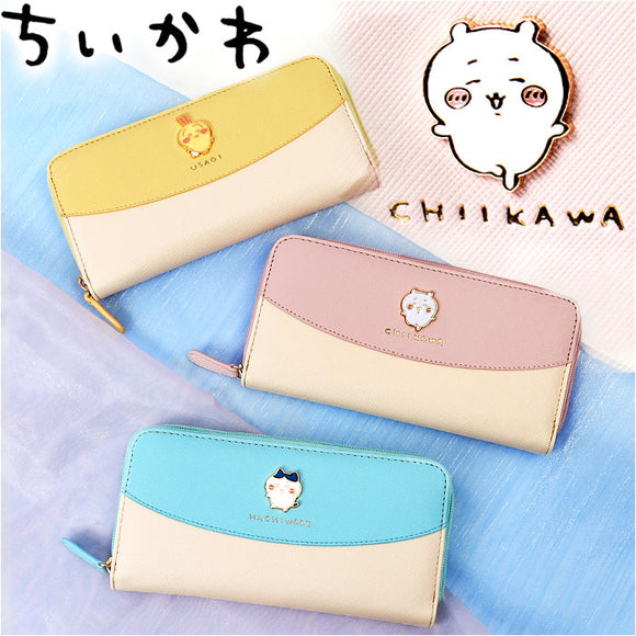 ちいかわ 長財布 通販 財布 ロングウォレット レディース 大容量 かわいい ラウンドファスナー おしゃれ カードがたくさん入る カード入れ 多い 大人 学生 中学生 小学生 女の子 大学生
