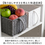 収納ボックス 取っ手付き 通販 パントリー 収納 ケース かご バスケット ちどり産業 ペーパーバスケット パントリーバスケット pantry basket カゴ 小物収納 キッチン収納 小物入れ