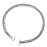 マンテルネックレス 通販 太い チェーン ネックレス 太め アクセサリー レディース メンズ 2連 二連 ネックレスチェーン ユニセックス マンテル お洒落 男女兼用 カジュアル 贈りもの