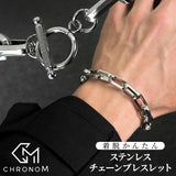 CHRONOM ブレスレット チェーン 通販 ステンレスブレスレット チェーンブレスレット ステンレスチェーンブレスレット メンズ マンテルブレスレット ステンレス マンテルチェーン マンテル
