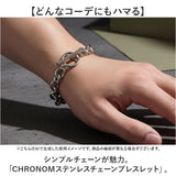 CHRONOM ブレスレット チェーン 通販 ステンレスブレスレット チェーンブレスレット ステンレスチェーンブレスレット メンズ マンテルブレスレット ステンレス マンテルチェーン マンテル