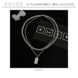 ネックレス 2連 通販 チェーン 二連 チェーンネックレス メンズアクセサリー ペンダント レディース メンズ ユニセックス 首飾り 男女兼用 カジュアル お洒落 おしゃれ 贈りもの 贈り物