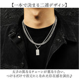 ネックレス 2連 通販 チェーン 二連 チェーンネックレス メンズアクセサリー ペンダント レディース メンズ ユニセックス 首飾り 男女兼用 カジュアル お洒落 おしゃれ 贈りもの 贈り物