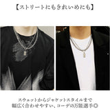 ネックレス 2連 通販 チェーン 二連 チェーンネックレス メンズアクセサリー ペンダント レディース メンズ ユニセックス 首飾り 男女兼用 カジュアル お洒落 おしゃれ 贈りもの 贈り物