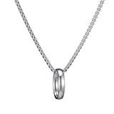 リングネックレス 通販 チェーンネックレス ネックレス シンプル チェーン ロングネックレス 長め ペンダント カジュアル ユニセックス 大人 男女兼用 デイリー お洒落 贈りもの 贈り物