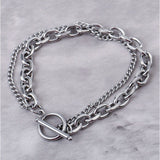 CHRONOM ブレスレット チェーン 通販 ステンレスブレスレット チェーンブレスレット ステンレスチェーンブレスレット メンズ マンテルブレスレット ステンレス マンテルチェーン マンテル