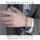 CHRONOM ブレスレット チェーン 通販 ステンレスブレスレット チェーンブレスレット ステンレスチェーンブレスレット メンズ マンテルブレスレット ステンレス マンテルチェーン マンテル