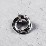 リングネックレス シンプル 3連 通販 ネックレスチェーン チェーンネックレス ペンダント チェーン アクセサリー リング CHRONOM クロノム 上品 きれいめ メンズ レディース 男性 女性