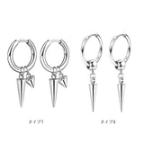 ピアス ステンレス 通販 フープピアス 片耳 メンズ フープ サージカルステンレス アクセサリー レディース キャッチレス モチーフ 男性 女性 贈り物 ギフト 誕生日 シンプル かっこいい