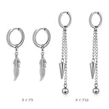 ピアス ステンレス 通販 フープピアス 片耳 メンズ フープ サージカルステンレス アクセサリー レディース キャッチレス モチーフ 男性 女性 贈り物 ギフト 誕生日 シンプル かっこいい