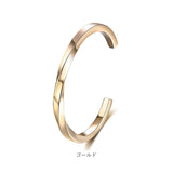CHRONOM ハングル ツイスト ブレスレッド 通販 ツイストバングル 腕輪 アクセサリー ジュエリー 高級感 カジュアル 普段使い 大人 きれいめ ユニセックス メンズ レディース ギフト
